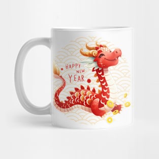 2024 Dragon Chinese New Year Watercolor Mug